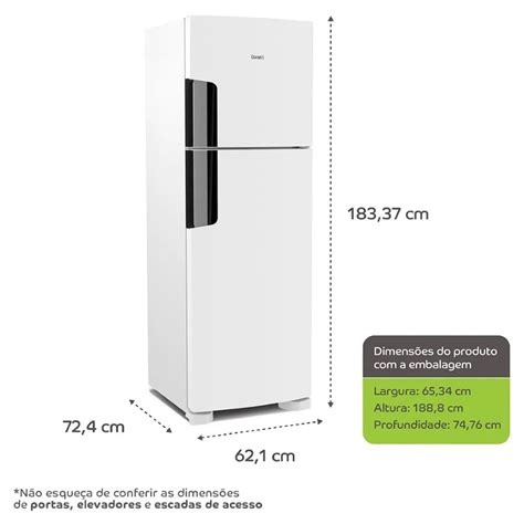 Geladeira Refrigerador Consul Crm Ab Frost Free Duplex Litros