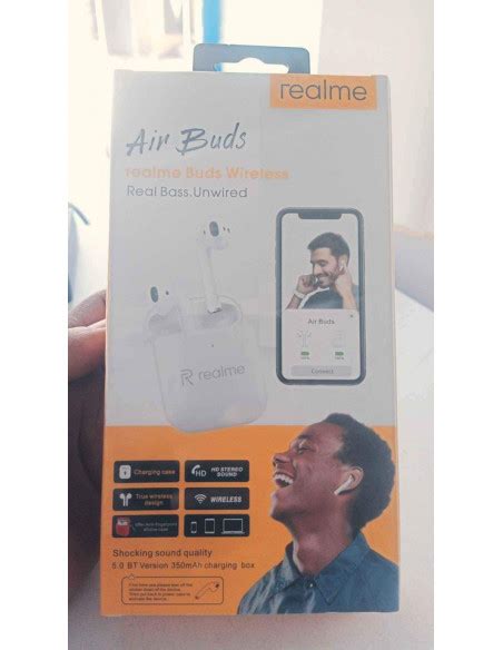 Realme Airbuds Écouteurs Bluetooth Sans Fil Stéréo Avec Contrôle Tactil Case