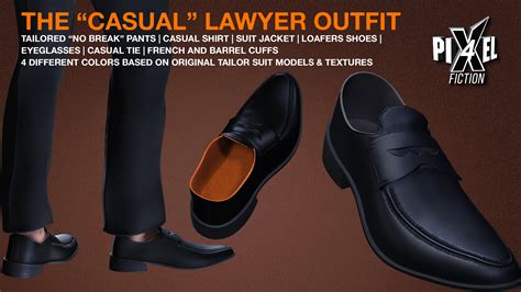 The Casual Lawyer - Character Creator/Outfit - Reallusion Content Store