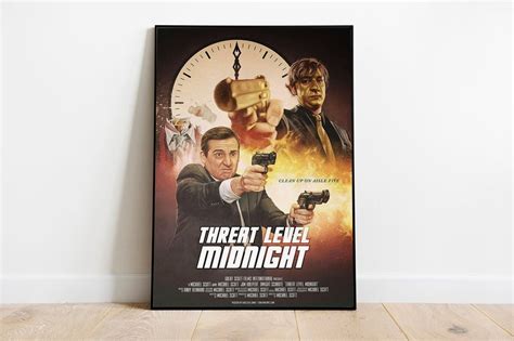 Threat Level Midnight Movie Poster Michael Scott Poster Etsy