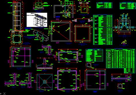 30m3 Water Tank In Autocad Cad Library