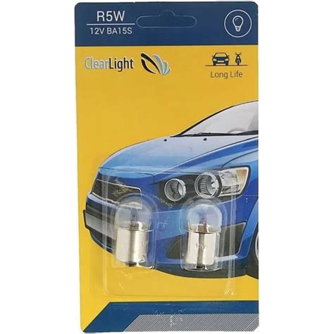 Лампа Clearlight r5w 12v, ba15s, блистер 2 шт CL-R5W-12V 2B - выгодная ...