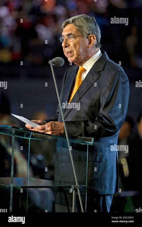 Former President Of Costa Rica Oscar Arias Speaks During The Inauguration Of Costa Ricas