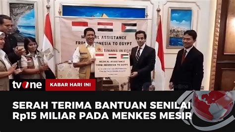 Pemerintah Indonesia Kirimkan Bantuan Kemanusiaan Dan Tiba Di Mesir Dan