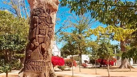 Retiro del árbol donde está escultura Danzante Yaqui