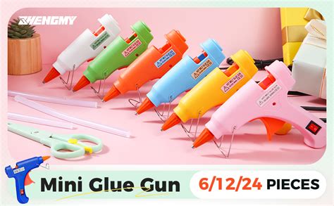 Amazon Zhengmy Pcs Mini Glue Gun Crafts Hot Melt Guns Low Temp
