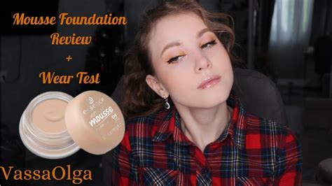 Essence Mousse Foundation Review Vassaolga Youtube