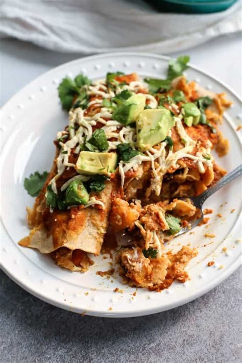 Butternut Squash Black Bean Enchiladas With Pumpkin • Fit Mitten Kitchen