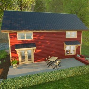 Saltbox Cabin Plan Timber Frame Hq