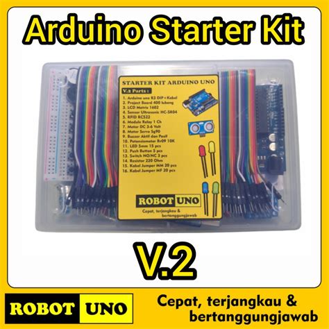 Jual Arduino Uno Starter Kit R Smd Compatible Paket Belajar Pemula