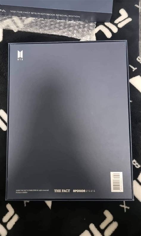 BTS THE FACT 2021 SPECIAL PHOTOBOOK OUTBOX PB BROMIDE SET On