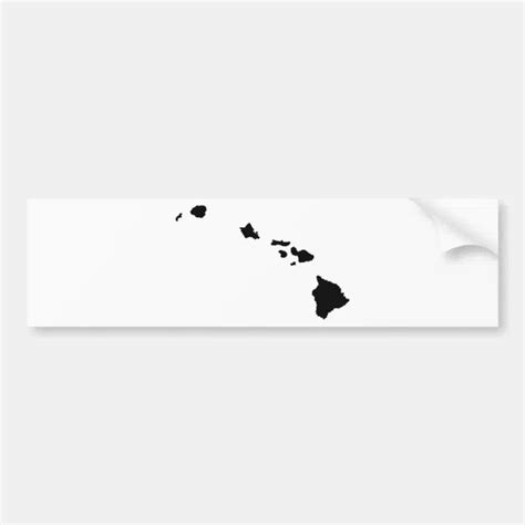 Hawaiian Islands Bumper Sticker Zazzle