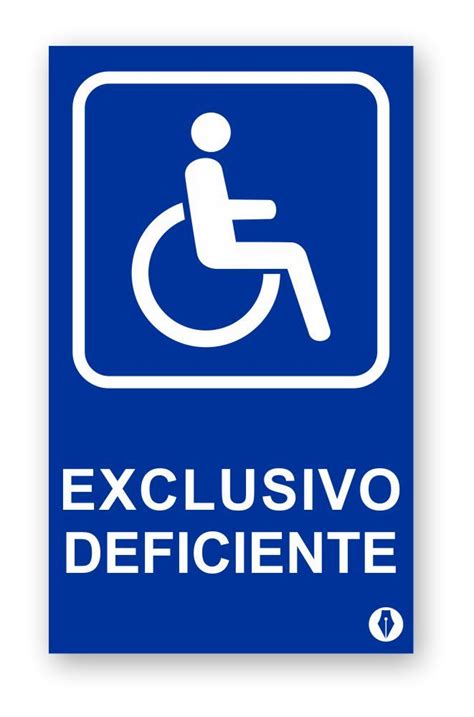 Placa Exclusivo Deficiente