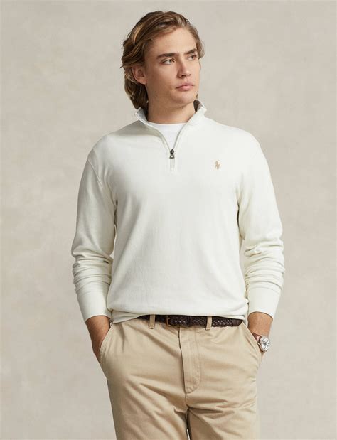 Polo Ralph Lauren Herren Troyer In Beige Kaufen Engelhorn