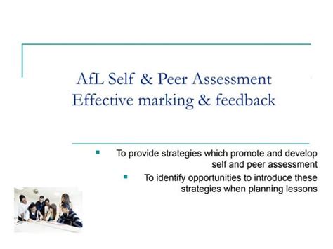 Guide To Peer And Self Assessment