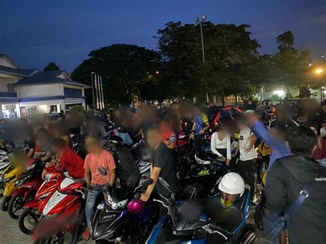 Motosikal Disita Dalam Ops Bersepadu Samseng Jalanan