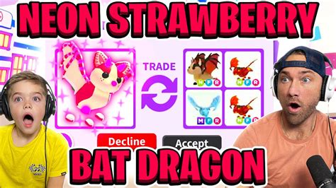 We See What People Offer For The Neon Strawberry Bat Dragon In Roblox