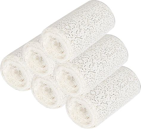 Plaster Paris Bandage 6 Rolls Plaster Cast Bandages Skin Friendly Modelling Bandages Craft