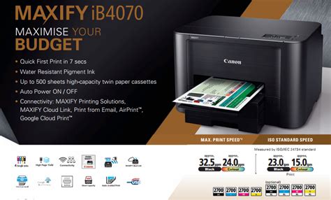 In Tai Lieu Chat Luong Chuyen Nghiep Voi May In Canon Maxify Ib4070 ...