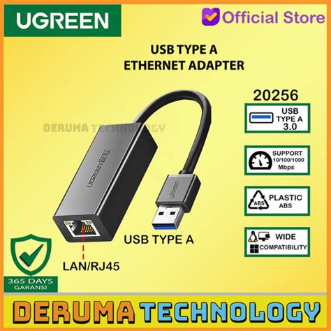 Jual Ugreen Kabel Usb Type C Gigabit To Lan Rj45 Ethernet Network 1000mbps 20256 Jakarta