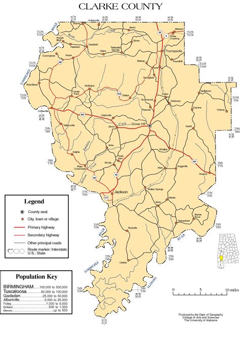 Maps of Clarke County