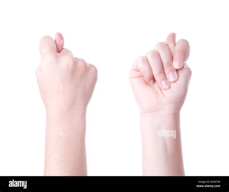 Fig Hand Gesture Hi Res Stock Photography And Images Alamy