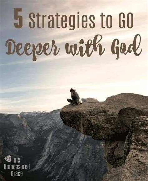 5 Strategies To Go Deeper With God Video