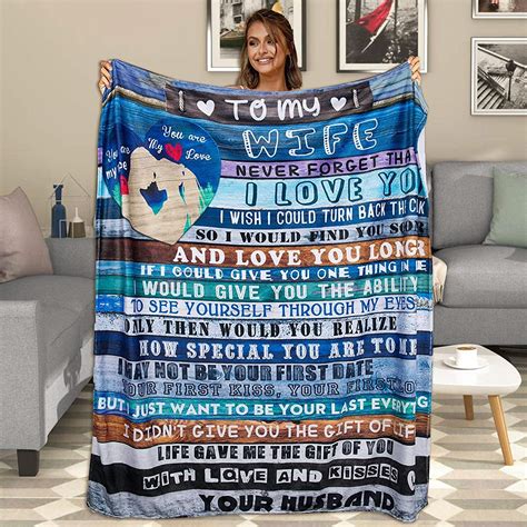 Gifts For Wife To My Wife Blanket X Romantic Gifts For Wife