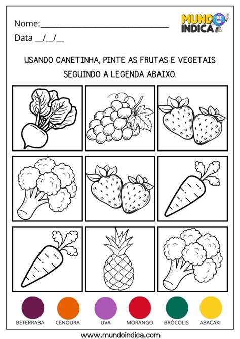Atividades Sobre Frutas Educação Infantil - 10 Atividades Lúdicas para Educação Infantil