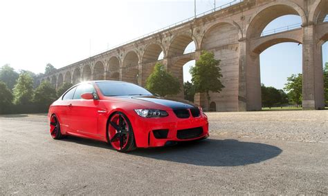 Wallpaper Red Wheels Sports Car Bmw M3 Coupe Sedan Wheel Rim Supercar Land Vehicle