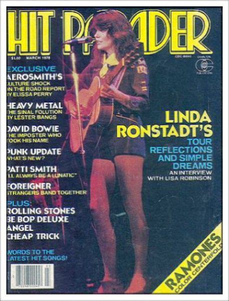 Linda Ronstadt Hit Parader Linda Ronstadt Music Magazines