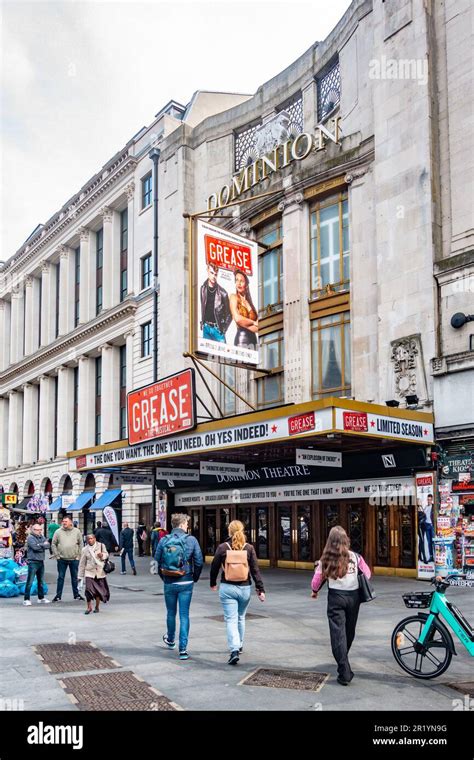 The Dominion Theatre On Tottenham Court Road In London Uk Is Showing