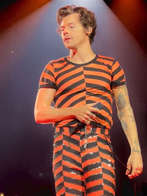 Harry Style Orange Striped Jumpsuit Wilson Jackets