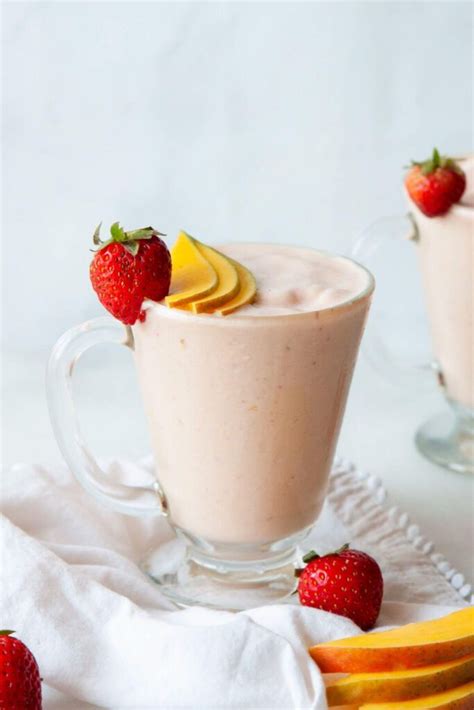 Banana Mango Strawberry Smoothie Healthful Blondie