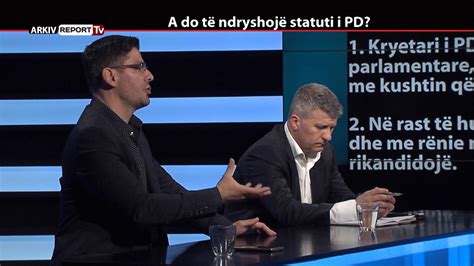 Report Tv Repolitix A Do Te Ndryshoje Statuti I Pd Pjesa E Dyte Youtube