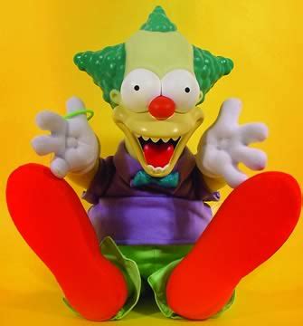 Evil Krusty The Clown Doll - Entertainment Earth