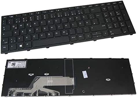 Original Laptop Tastatur Mit Schwarzem Rahmen Qwertz Deutsch F R Hp