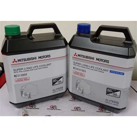 Mitsubishi Super Long Live Coolant Pre Mixed 4L GREEN BLUE MADE IN