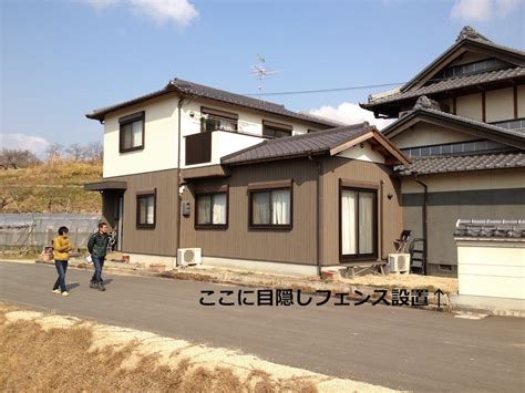 自然の風を通す和モダンな目隠しフェンス 赤磐市k様 岡山で建材・エクステリアの事なら三井商会へ