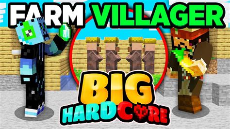 Farm Di Villager Con Hemerald Nella Big Hardcore Minecraft Ita Youtube