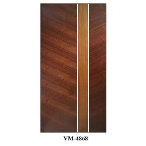 Teak Wood Interior Vm 4868 Natural Veneer Door At Best Price In