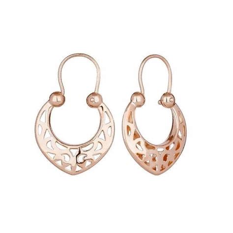 Серьги кокошники золотые без вставок, диаметр 23 мм - ASKIDA.RU ...