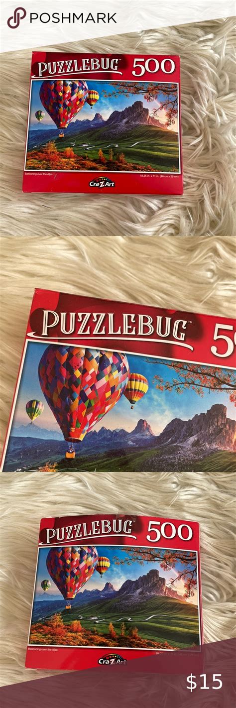 Cra Z Art Puzzle Bug Colorful Piece Hot Air Balloon Puzzle Balloon