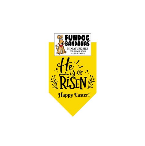 He Is Risen Easter Dog Bandana K 9 Goldmine