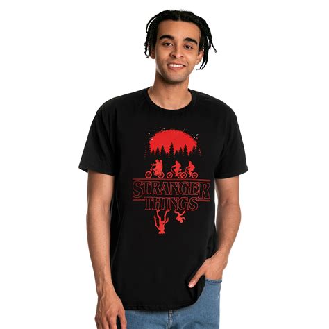 Stranger Things - Silhouette T-Shirt black | Elbenwald