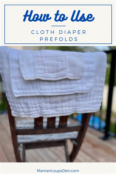 How To Use Prefold Cloth Diapers