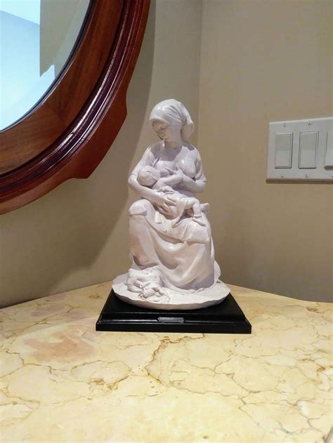 Breastfeeding Mother Statue, Nursing Mother Statuette, Mother with ...