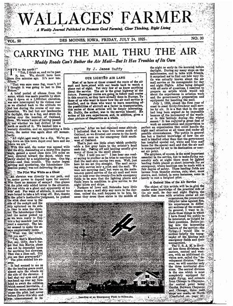 Airmail Pioneers History Articles