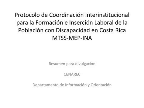 Pdf Protocolo De Coordinaci N Interinstitucional Para La Pdf