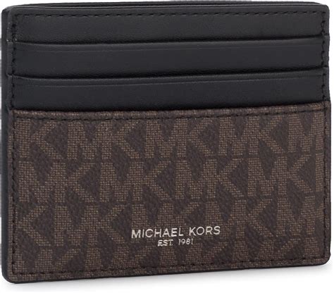 Etui Na Karty Kredytowe MICHAEL MICHAEL KORS Greyson 39F9LGYD2B Brn